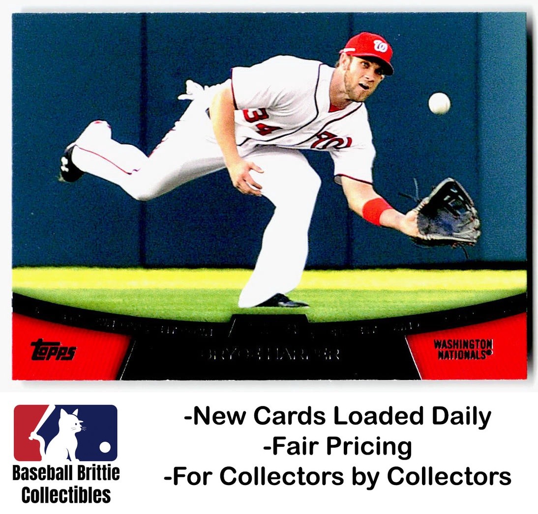 2013 Topps #CD-7 Bryce Harper Chase It Down Washington Nationals