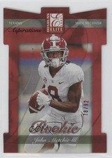 2022 Donruss Elite 2002 Rookies Aspirations Die-Cut /92 John Metchie III p8v