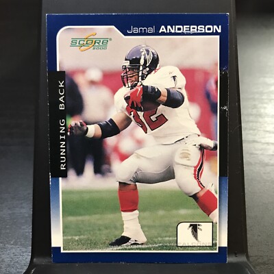 2000 SCORE FINAL JAMAL ANDERSON ATLANTA FALCONS #6