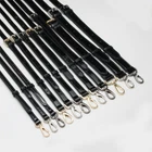 Black Patent Leather Shoulder Crossbody Replacement Adjustable Handbag Bag Strap