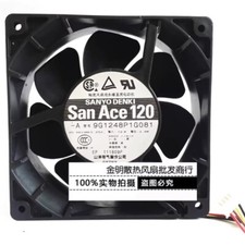 Sanyo 9G1248P1G081 12038 DC48V 0.25A 12CM 4-Pin PWM Speed Control Cooling Fan