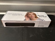 Zvox Accuvoice Av157 Dialogue Boosting Tv Speaker Sound Bar New In Box