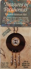Treasures of Pocahontas Tribal Leather Necklace Beaded Jewelry Craft Kit TP-6