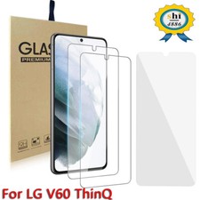 Protector de pantalla de vidrio templado para LG V60 ThinQ/Q51/Stylo 5/Stylo 6 Plus