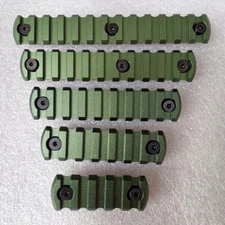 Olive Green 5/7/9/11/13Slot Keymod Rail Sections 20mm Picatinny Rail Segments