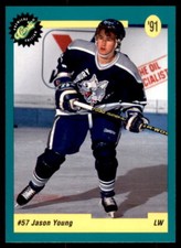 1991 CLASSIC HOCKEY PREMIERE EDITION #45 JASON YOUNG MINT