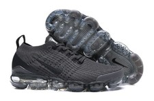 Nike Air VaporMax Flyknit 3 Fibra de Carbono Negro Hombre 8-11 Cojín Zapatillas