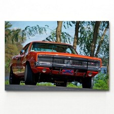 toile tableaux   voiture américaine    30 x 45  cm