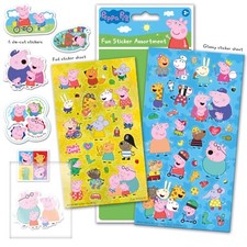 Peppa Pig - FUN Assortment Stickers over 45 Stickers Official licensed product