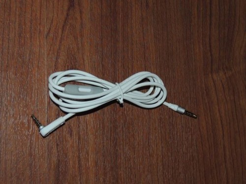 Genuine Audio Cable with Volume for Beats by Dre MIXR Studio Headphones - WHITE