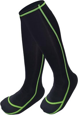 Riverruns Wading Socks, Nylon Fishing Wader Socks for Men Medium, Black 