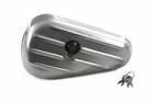 Oval Right Side Raw Tool Box for Harley Davidson by V Twin
