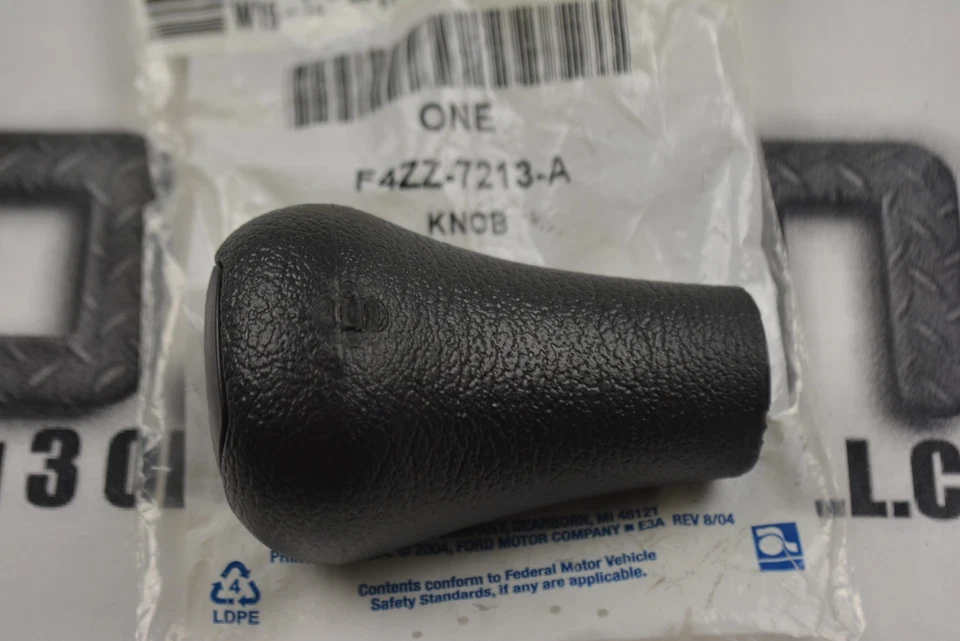 Ford Mustang 1983-2004 transmisión manual negro vinilo palanca de cambios nuevo OEM Foto 3 de 3