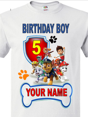 paw patrol t shirt design