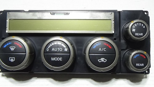2005-2007 Nissan Armada Titan AC Heater climate Control Switch Black - Picture 8 of 8