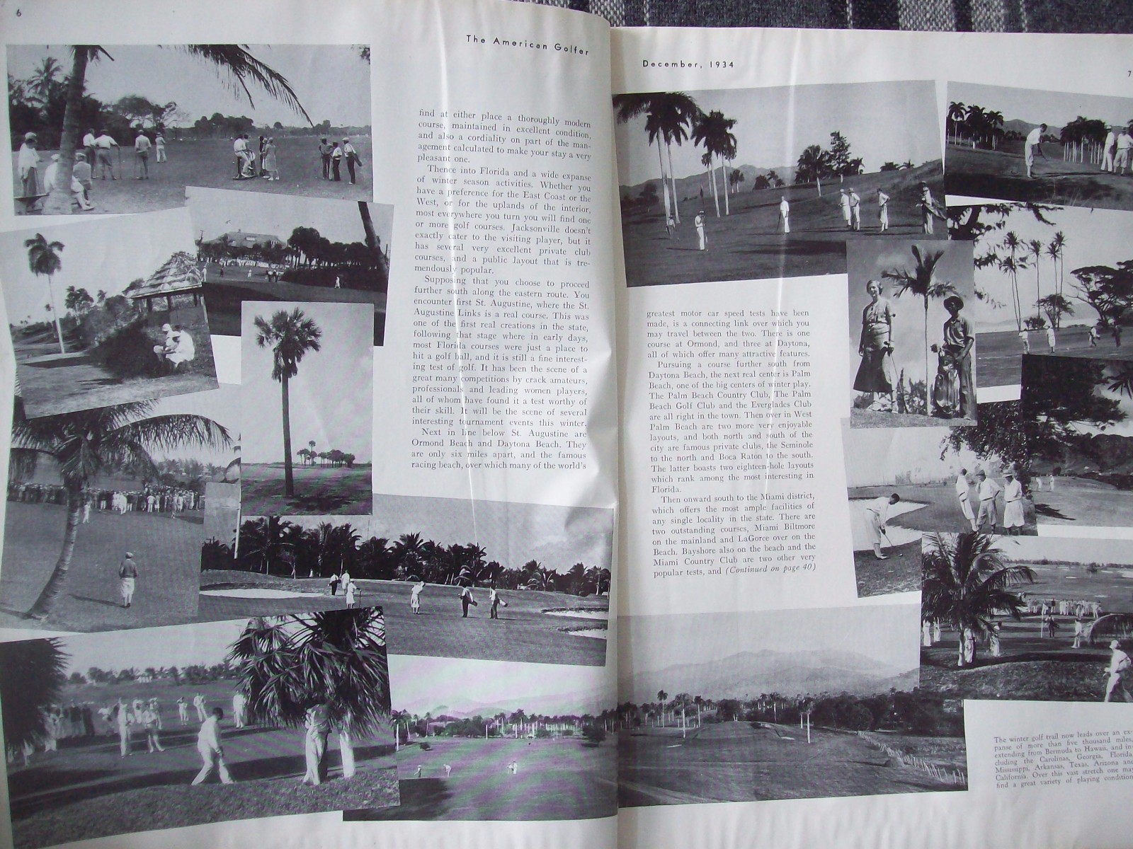 Vintage Golf Magazine "The American Golfer" Dec.1934, Edited G. Rice eBay