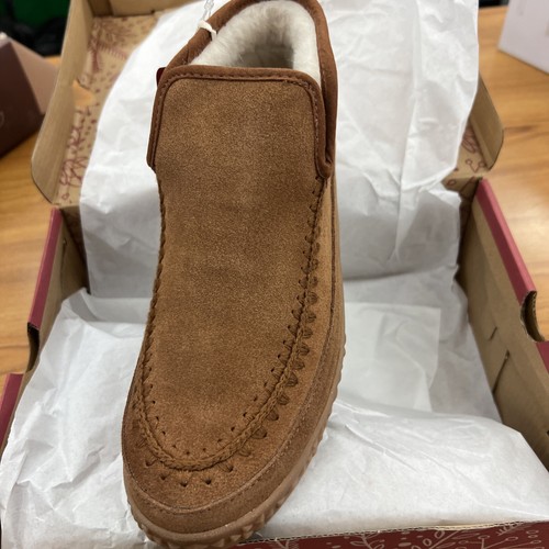 MUK LUKS Women's Street Queens Lined Suede Ankle Pull-On Boots-NEW-Sz 7 - Picture 2 of 8