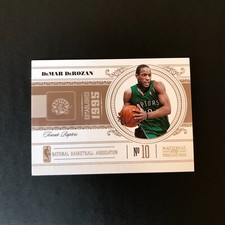 2010-11 Panini National Treasures DeMar DeRozan #93 21/99 Toronto Raptors NBA