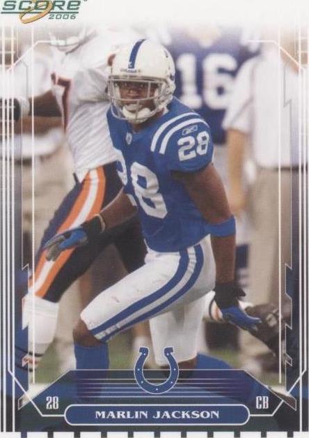 2006 Score Marlin Jackson #122 - 1 of 2