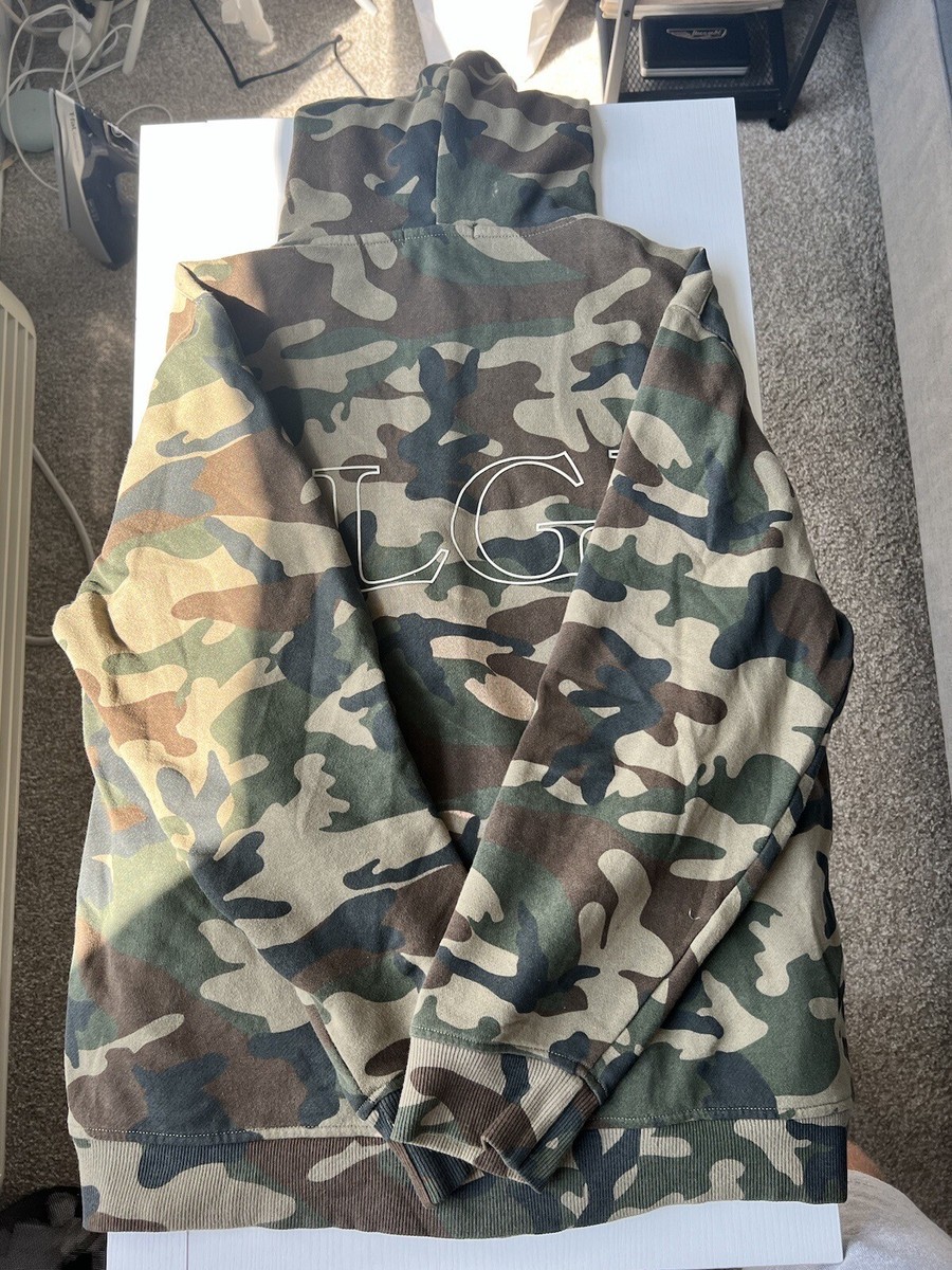 個性派オシャレ【TRUE RELIGION】 ジップ パーカー カモフラ柄 True Religion Zip Up Camouflage Hoodie Size M TRUE RLGN