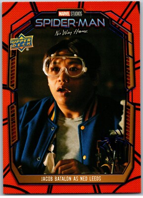 #E-5 Jacob Batalon as Ned Leeds 2023 UD Spider-Man: No Way Home AMAZING Ensemble