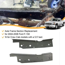 Pair of Rust repair for 2004-2008 Ford F-150 Over Axle Frame Section Steel New