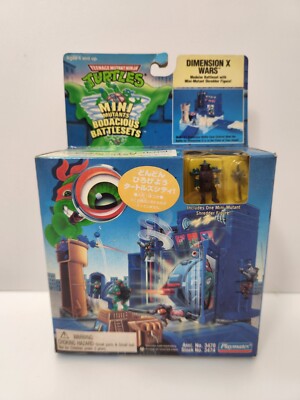 TMNT Mini Mutants Playset Dimension X Wars MISB Sealed NEW UNUSED