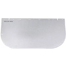 SELLSTROM S35100 Faceshield Visor, Clear, Acetate, 8 in Visor Ht, 16 in Visor Wd