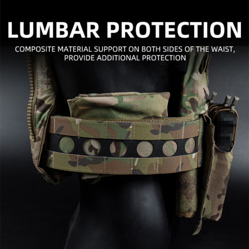 WST V5 FCPC Tactical Plate Carrier Assult Cummerbund Tactical Vest Front MOLLE - Picture 10 of 23