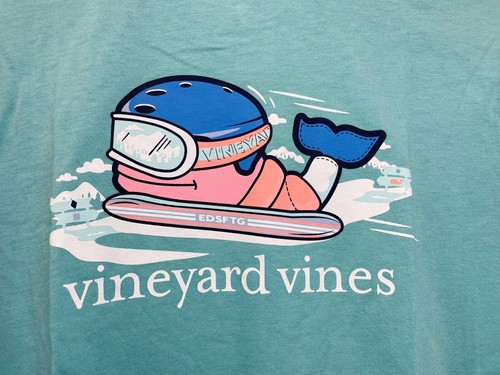 Vineyard Vines Youth Long Sleeve Crew Neck Whale Snow Ski Shirt Size XL (16) NWT - Picture 8 of 11