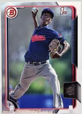 2015 Bowman Draft Triston McKenzie Paper 1st #96 Cleveland Guardians