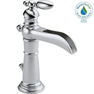 Delta Victorian Single Hole Single Handle Open Channel Spout