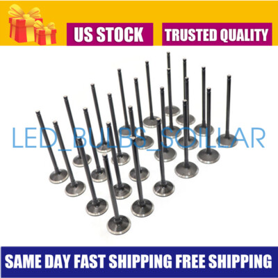 Intake Exhaust Valves Fit For 01-15 Acura Honda 3.2L-3.7L V6 VTEC SOHC 24v J37A