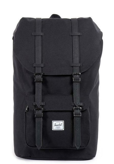 Herschel Little America Backpack Black/black Synthetic Leather 25l |  Acquisti Online su eBay
