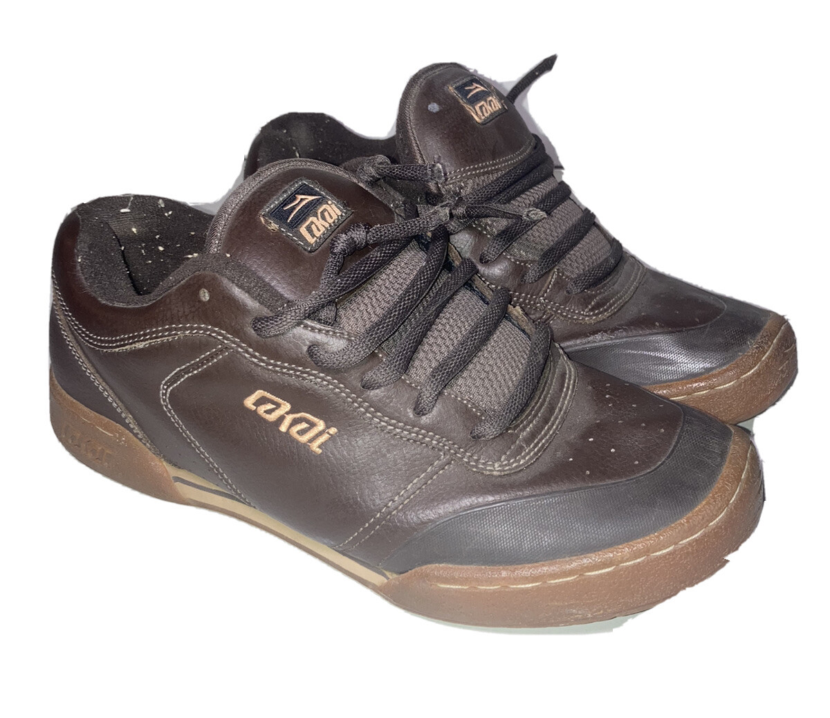 Vintage Lakai Brown Skateboard Shoes 