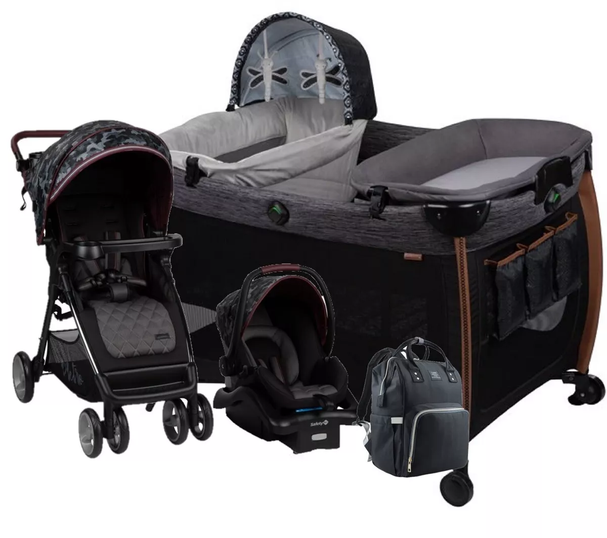 Used car seat top and stroller set