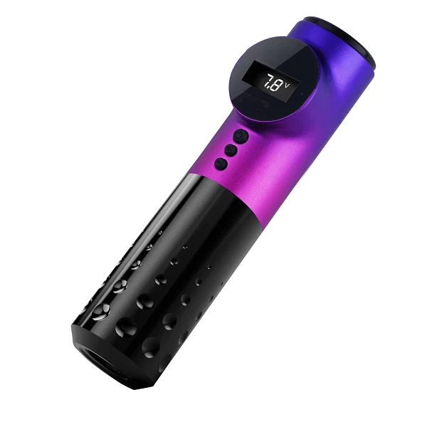 DRAGONHAWK MAST Mast Archer Wireless Tattoo Pen Machine 3.5mm Stroke Gradient Purple - UK Seller