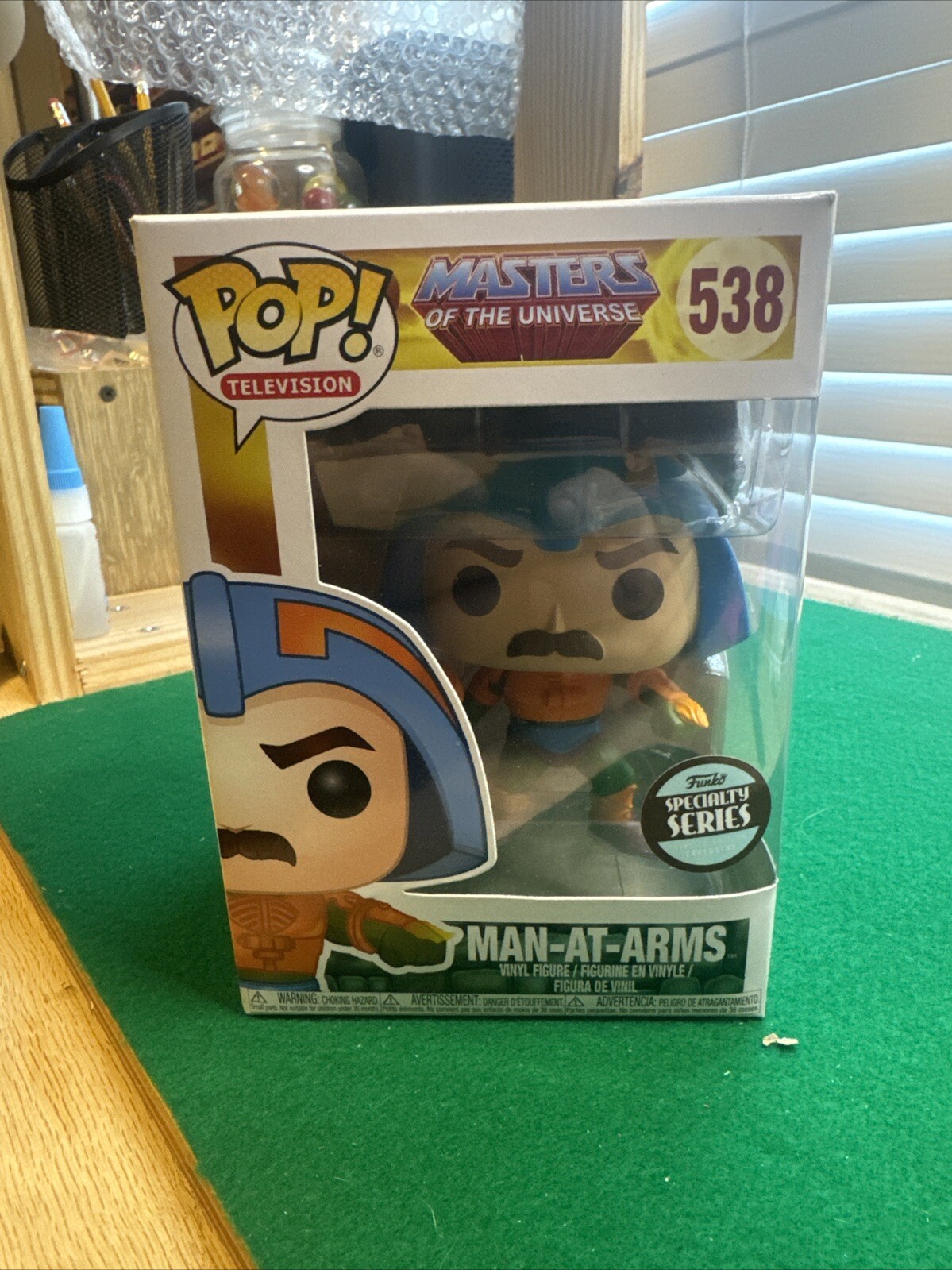 Funko POP MOTU Specialty Series Man-At-Arms with Protector Case