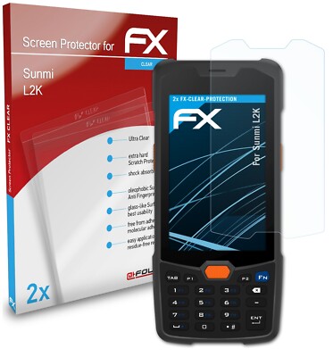 AtFoliX 2x Films Protection écran Pour Sunmi L2 - Transparent - Made In Germany