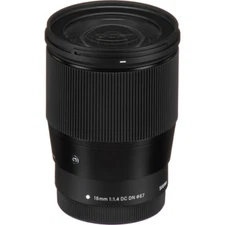 Sigma 16mm f/1.4 DC DN Contemporary Lens with Cap for Canon EF-M Mount - 95% New