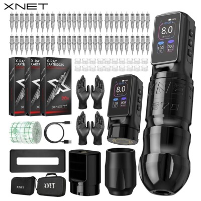 Wireless Tattoo Machine Pen Kit High-Torque Brushless Motor 4,0/5,0mm Stroke Kit