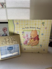 Vt Stepping Stones Disney Winnie the Pooh Baby Memory Book with Picture Frame