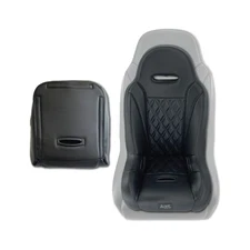 SxS UTV Junior Seat (Fits Stock and Aftermarket Seats) (Black) Black