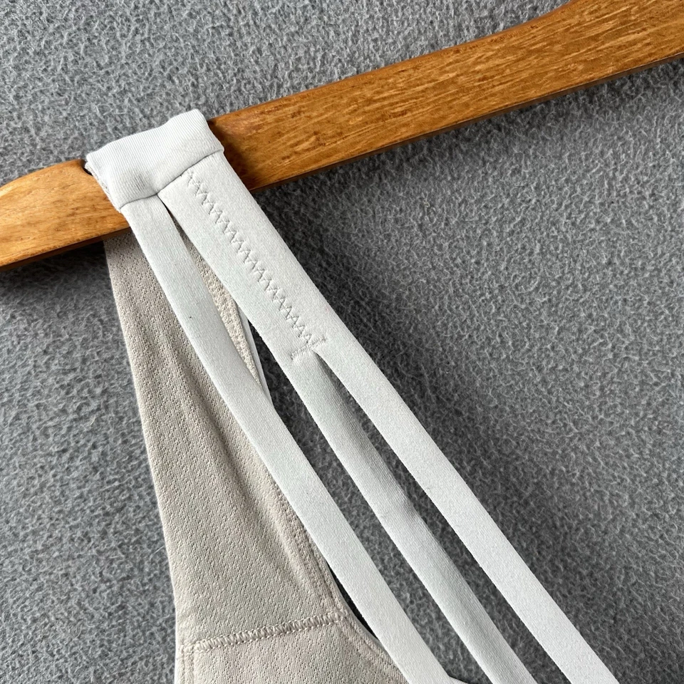 Sujetador deportivo acolchado Lululemon Energy para mujer talla 8 marfil línea larga soporte medio Foto 3 de 4