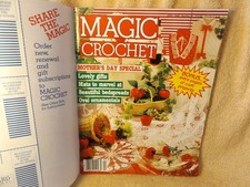MAGIC CROCHET Magazine April 1986 "Mother's Day Special", Bedspreads, Ornaments 