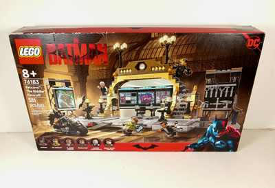 NEW LEGO 76183 The Batman Batcave: The Riddler Faceoff - box has shelfwear
