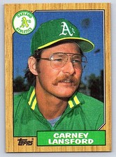 1987 Topps - Carney Lansford #678