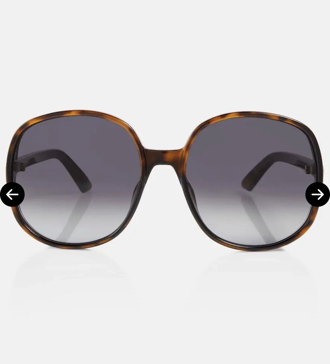 Dior Brown Frame Round Sunglasses for Women for sale | eBay