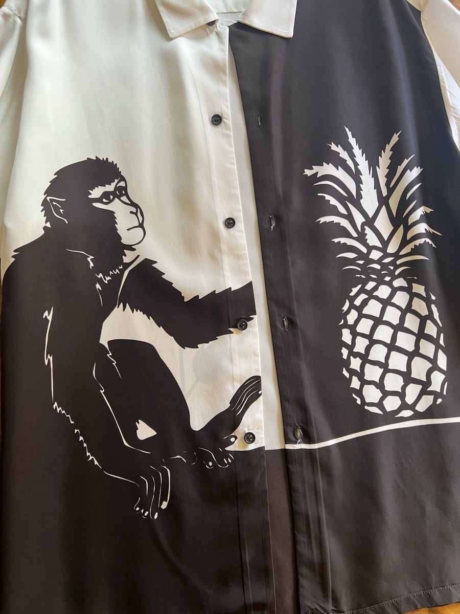 SS20 Bottega Veneta By Daniel Lee Shirt Monkey Print | eBay