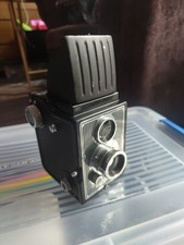 Ilford Craftsman *RARE* Vintage Art Deco British TLR Medium Format Camera & Case